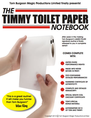 TIMMY TOILET PAPER NOTE BOOK
